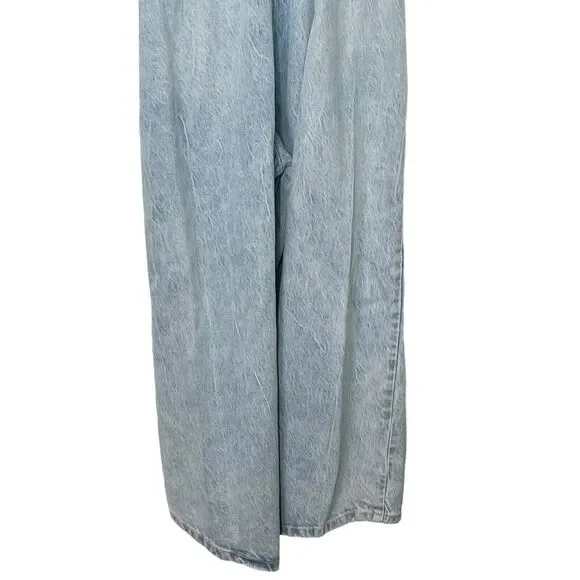 FREE POPLE Denim Blue Women's Jumpsuit - Picture 8 of 12